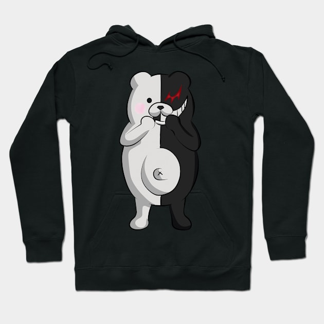 Anime Daganronpa Monokuma Hoodie by IQ_Design16